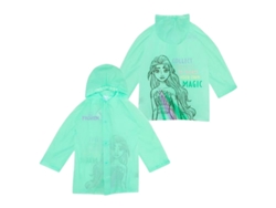 Chubasquero impermeable Frozen II Turquesa para niños de 7 a 8 años
