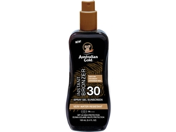 Protector Solar AUSTRALIAN GOLD Instant Bronzer Spray Gel SPF 30 (100 ml)