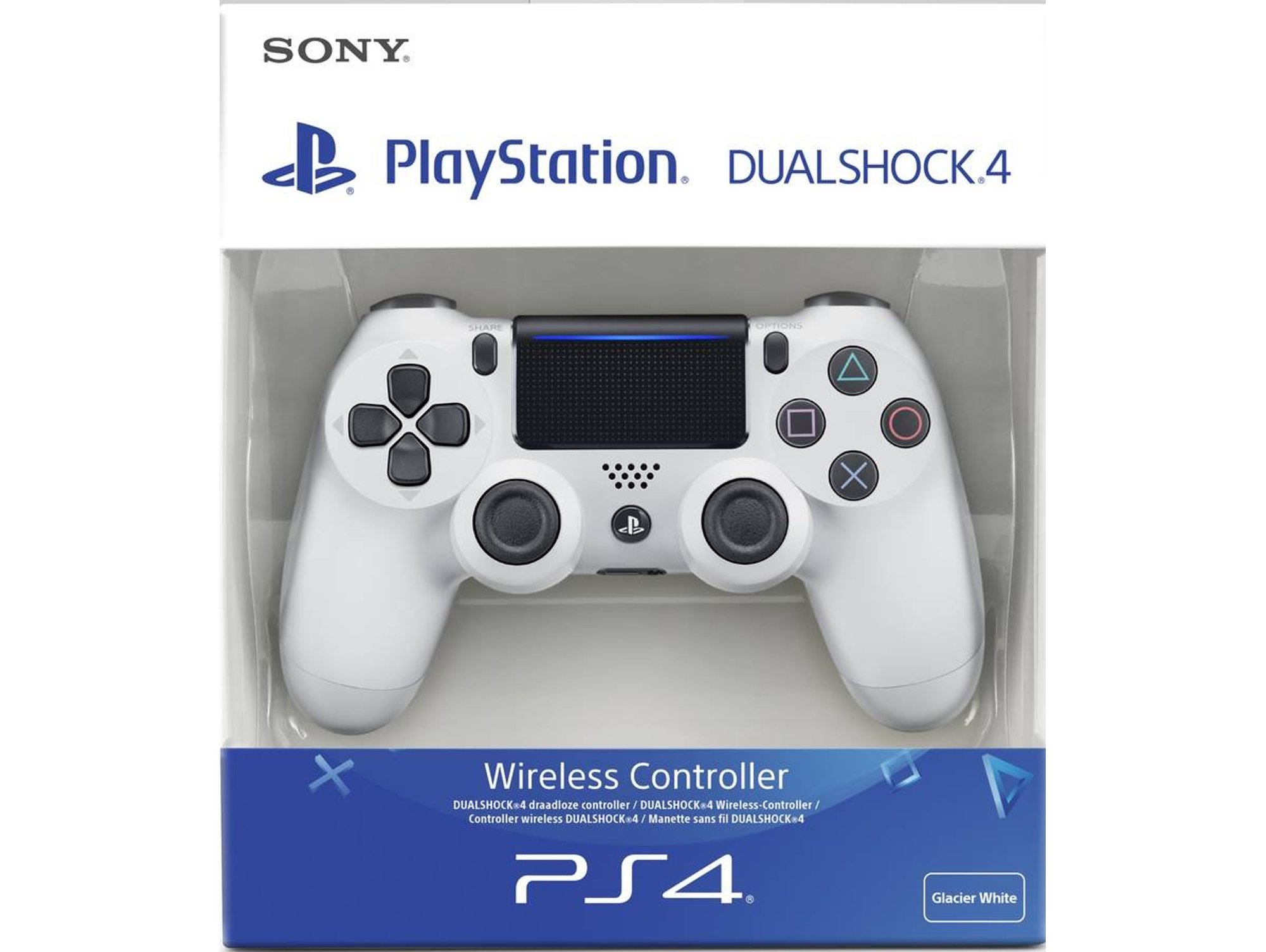 Mando inalámbrico PS4 Dualshock V2 blanco