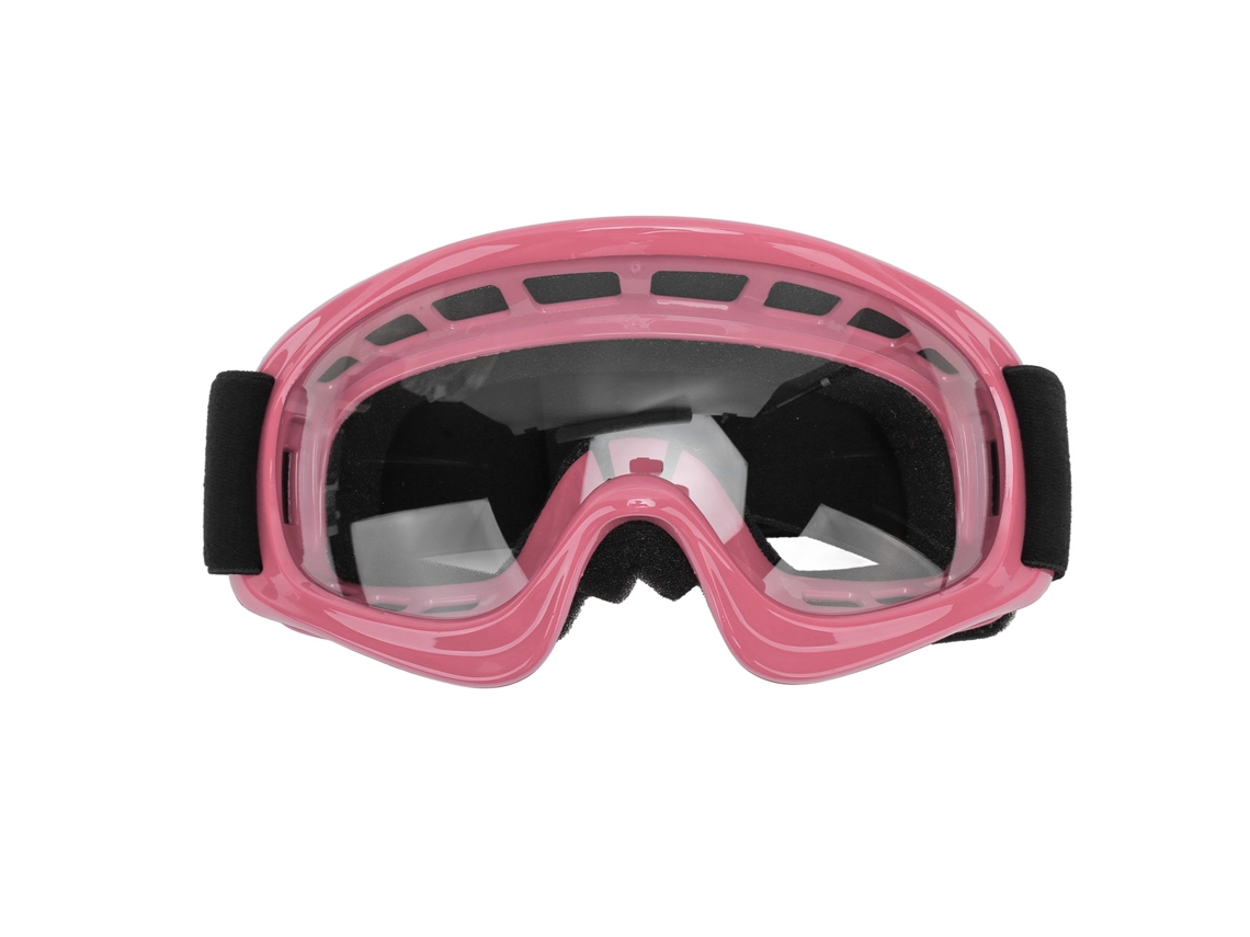 Gafas de motocross para niños, resistentes a impactos y rayos UV, para motocicletas, ciclismo, esquí y quads, color rosa.