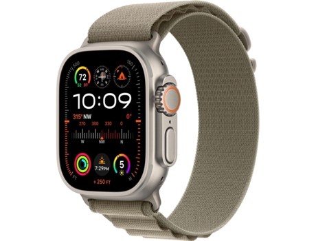Smartwatch Watch Ultra 2 Titan Alpine Loop Oliv Large Mrf03 APPLE