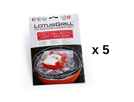 5 Lotes De 8 Papillottes Para Churrasco - Lot5-Gb-Al-M