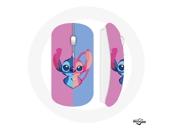 Ratón inalámbrico Stitch e Angel Azul Rosa MANIACASE