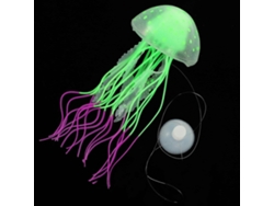 Rosewell - Juego de 2 piezas de decoración para acuario con medusas luminosas