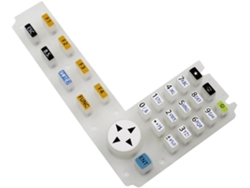 Teclado De Botones Suaves De La Serie Es Station Con Botones De Plástico Y Pantalla Lcd