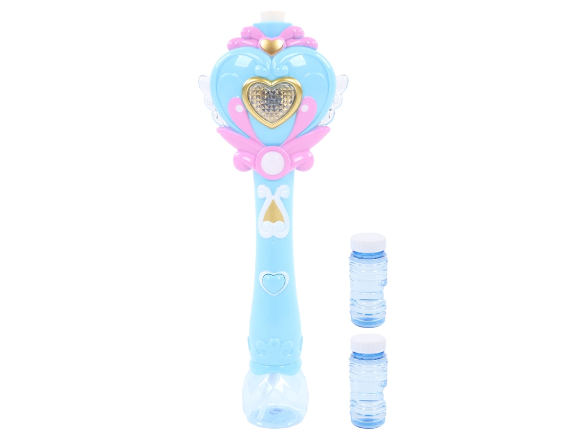 Ats-varilla De Burbujas Automática Eléctrica Con Luz Y Música Para Niños Azul