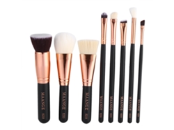 Conjunto De Pinceles De Maquillaje 8 Pinceles Negros Sunflare