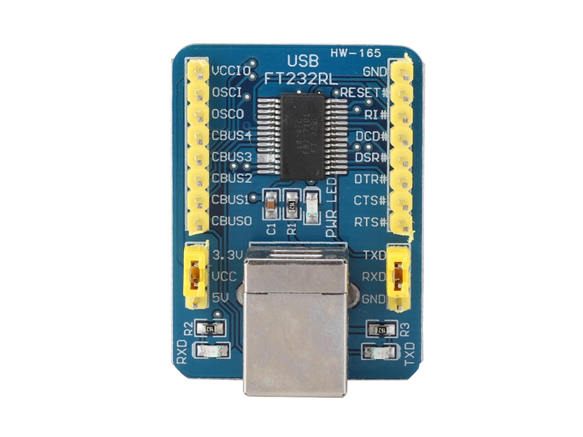 Módulo Usb Para Puerto Serie Hembra Tipo B Hw-165 Ft232 Nivel Ttl/cmos