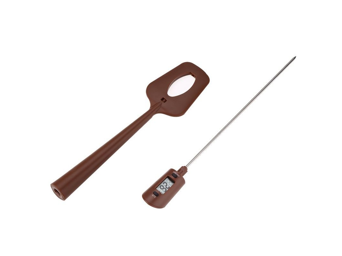 Termómetro digital para chocolate Rebe, espátula de cocina portátil para medir y retirar la temperatura, 20~320℃, conmutable ℃/℉.