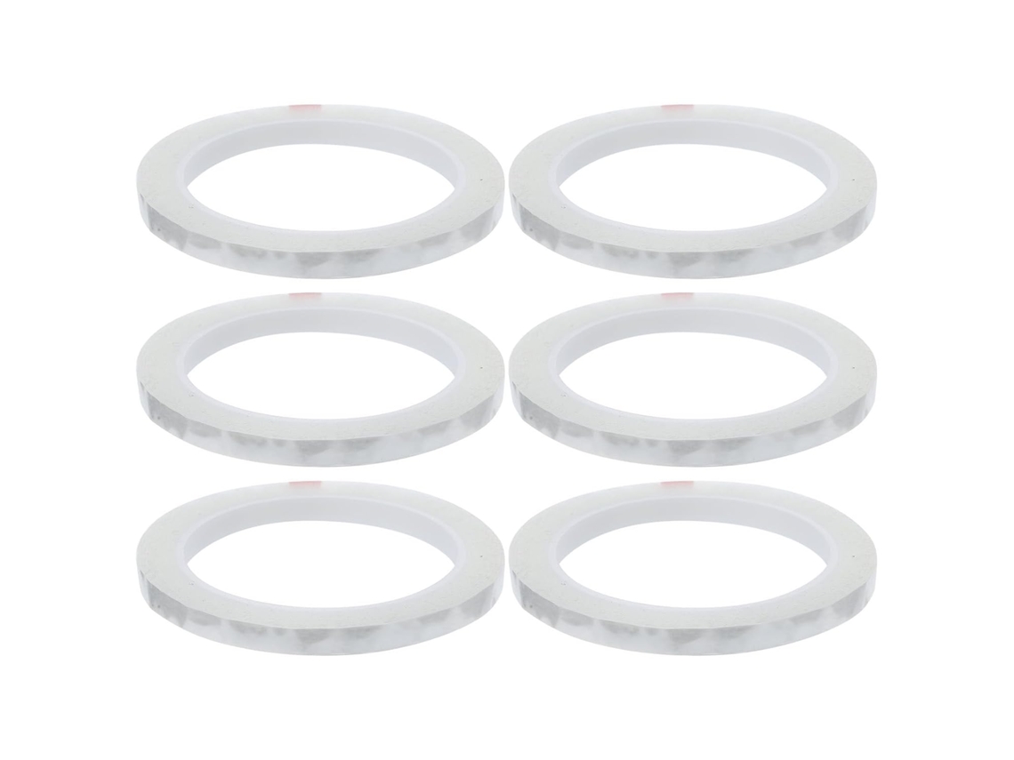 Cinta Transparente Floral Multiusos, 6 Rollos, Para Sujetar Y Empaquetar Flores.