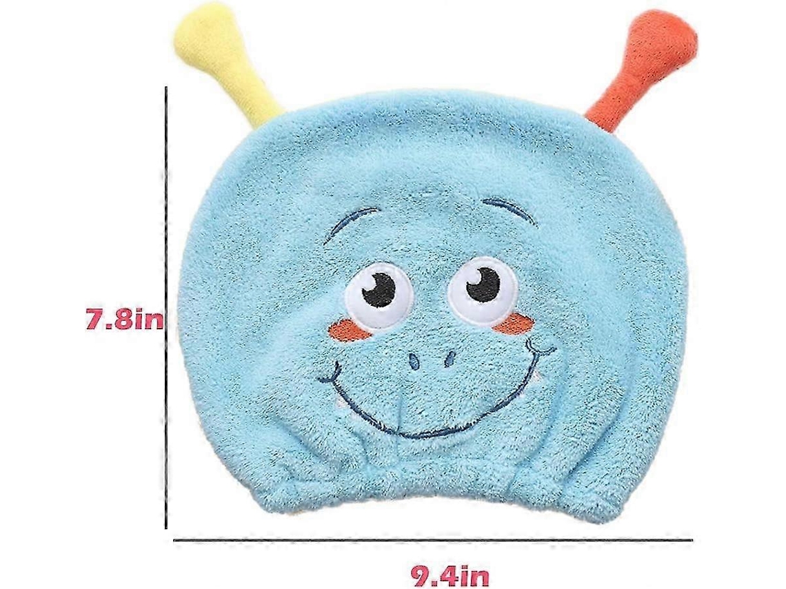 Toalla suave y de secado rápido para niños con cabello rizado, largo y húmedo. Nostalgia88 (modelo 2025)