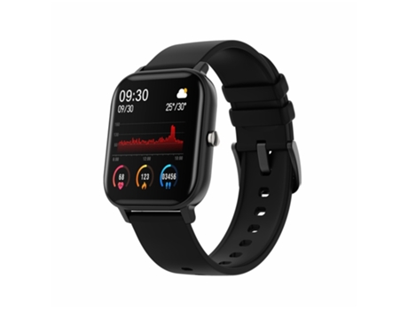 EKO Reloj conectado IP68 Waterproof 4.0 con sensor de frecuencia cardiaca y podómetro Negro
