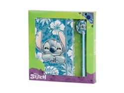 Lilo y Stitch Aloha Caja Regalo con Diario y Bolígrafo Fashion, Azul KARACTERMANIA