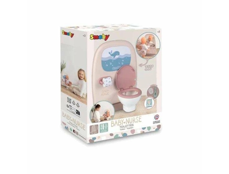 Accesorios para Muñecas SMOBY Toilettes Accesorios 2 en 1 34x25x22,2 cm
