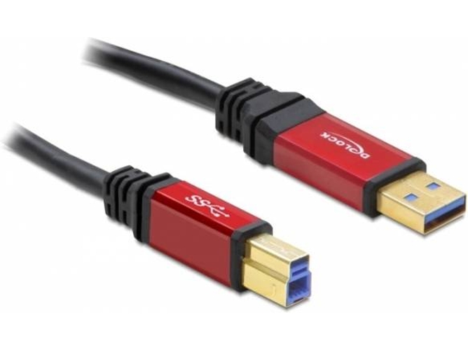 Cable USB DELOCK USB A/USB B 3 m Macho/Macho
