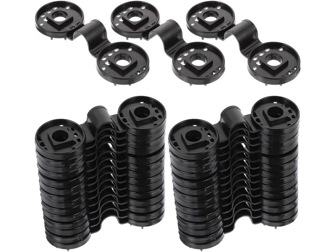 Clips De Fijación De Plástico Negro Para Toldos, Paquete De 30