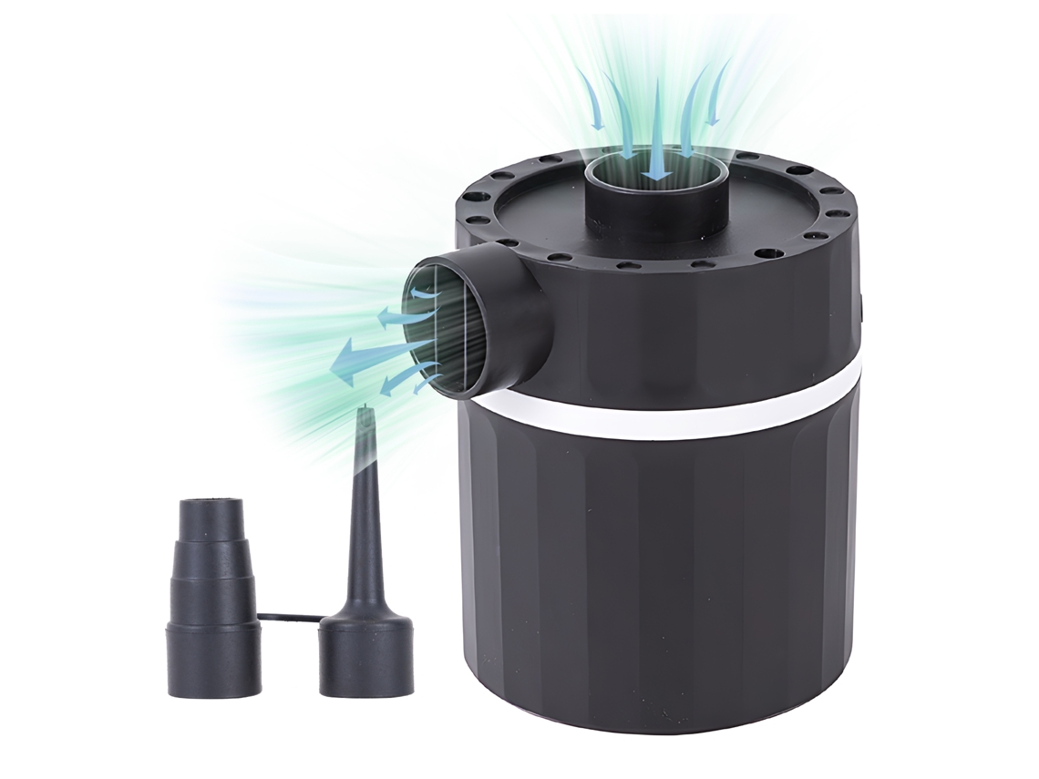 Bomba de aire eléctrica de 5000 kPa y 35 W con 2 boquillas inflables.