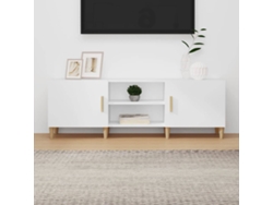 Mueble de TV 150x30x50 cm Madera Procesada Blanco DKD HOME DECOR