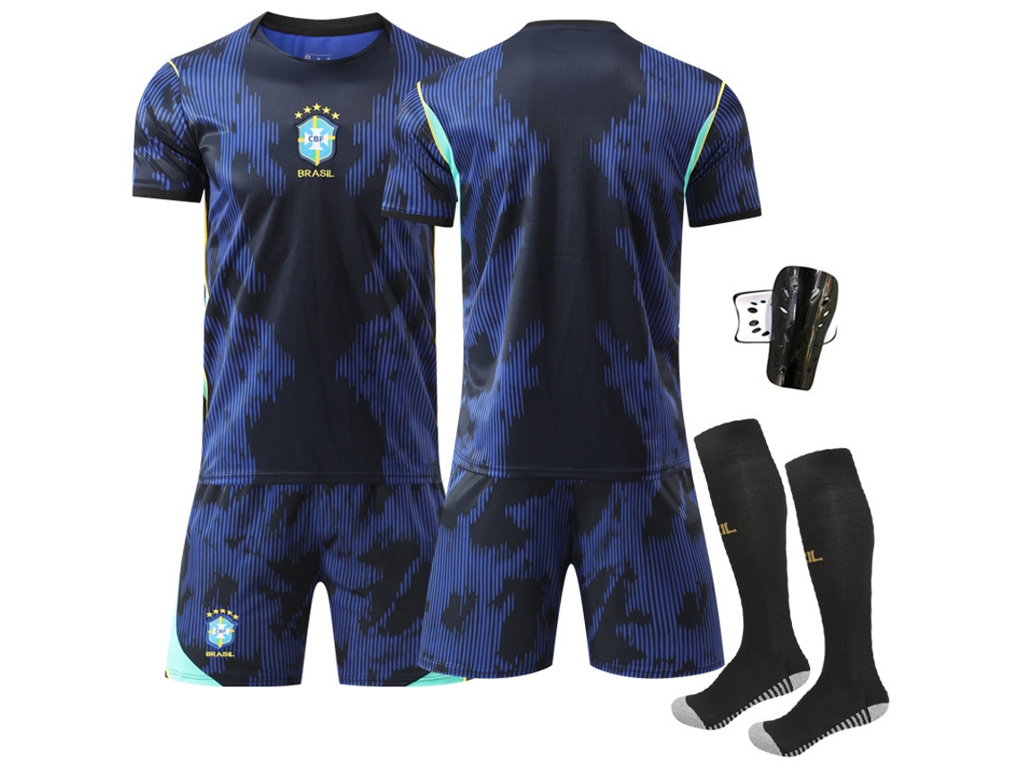 Camisa De Futebol Da Seleção Brasileira Da Copa Do Mundo 2026 Eua Canadá México Personalizável Versão Não Oficial-3xl