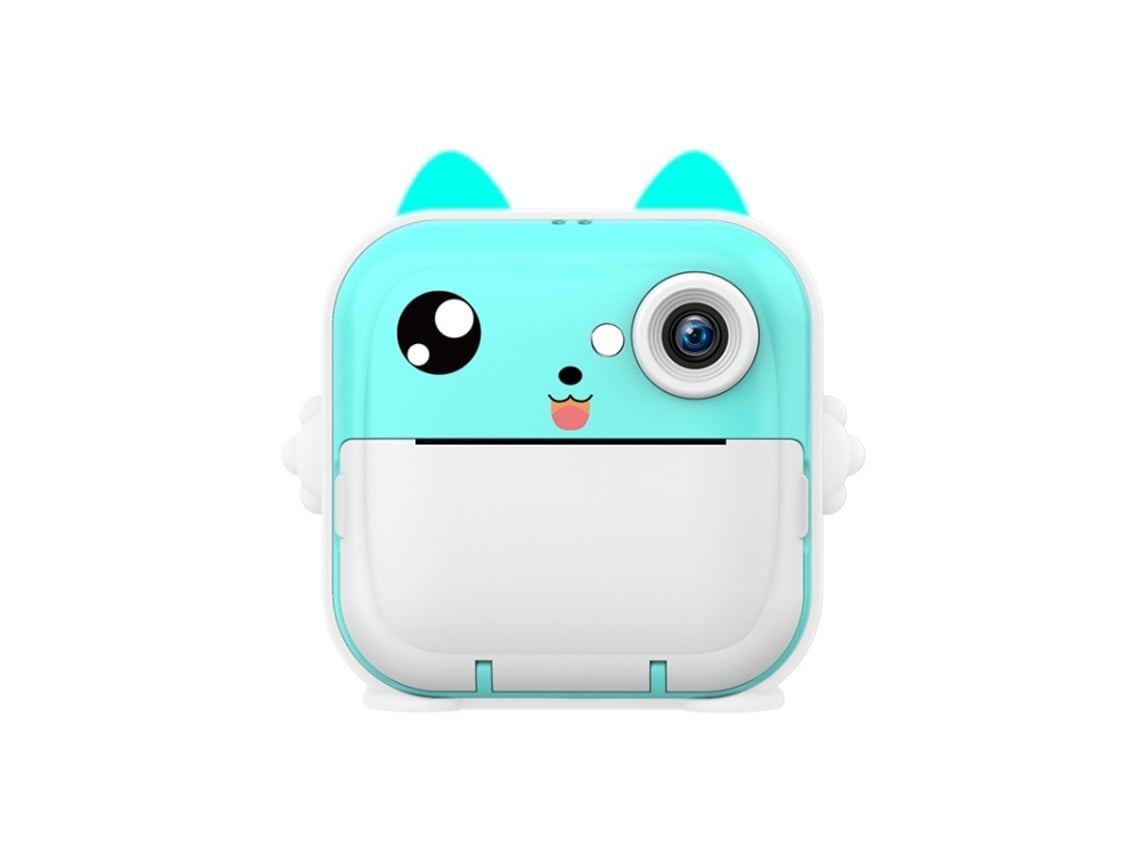 Mini Cámara Digital Instantánea Para Niños (azul + 16g) Impresora Térmica De Alta Definición