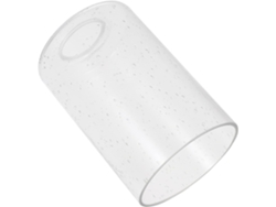 Cristal cilíndrico transparente con doble apertura, a prueba de polvo, compatible con bombillas. SFUSHOS