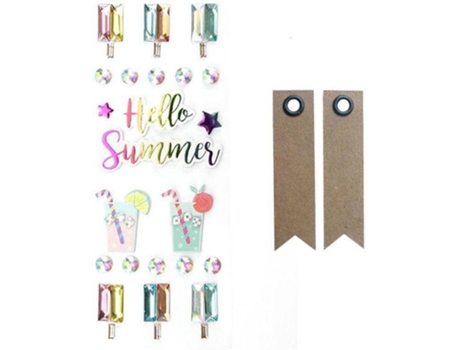 Pegatinas + Etiquetas GRAINE CRÉATIVE Hola Verano