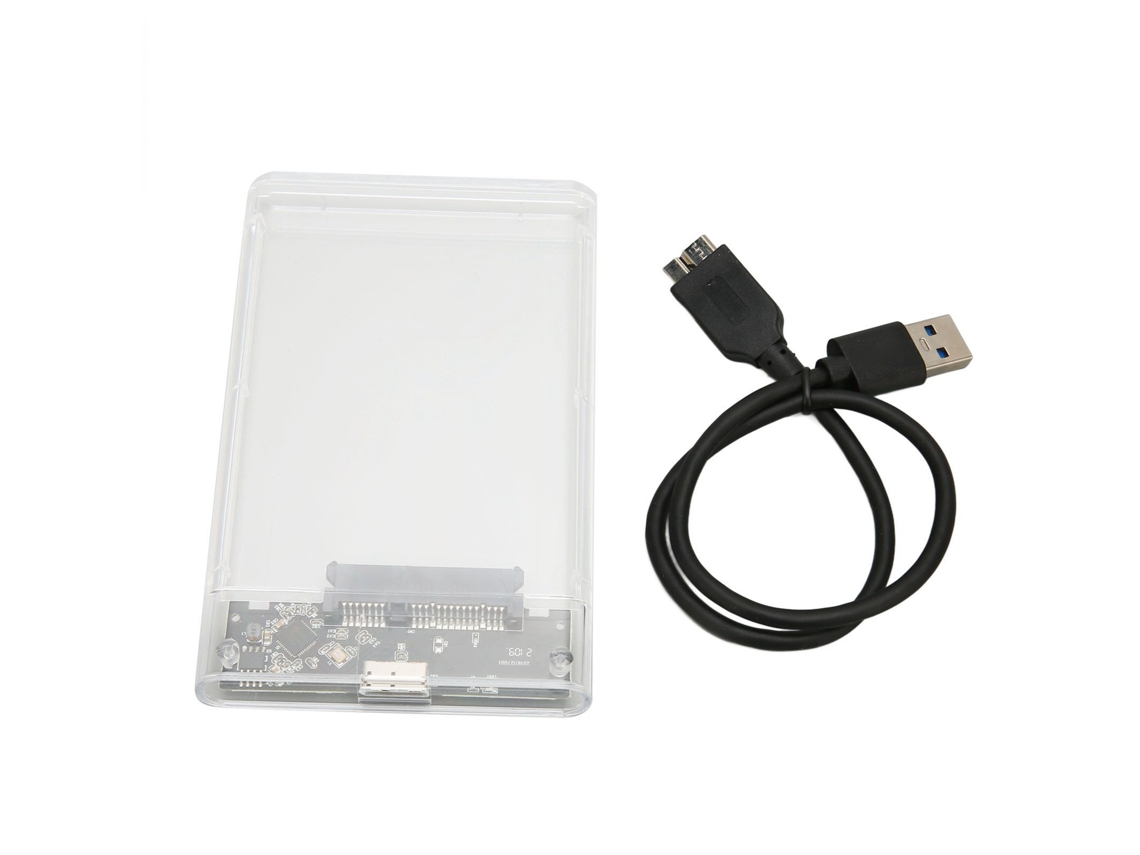 Enclosure De Hdd Ssd Transparente 2.5 Polegadas Usb3.0 5gbps Plug And Play Portátil U25ty3.0