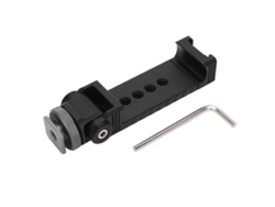 Soporte De Trípode Para Teléfono Portátil Con Cold Shoe Montura Clip Rotatorio Y Tornillo De 1/4 Pulgada