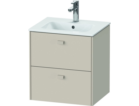Mueble DURAVIT Brioso de baño de pared Compact 52,0 x 41,9 cm con 2 cajones incl. recorte de sifón y delantal para lavabo ME by Starck 233653