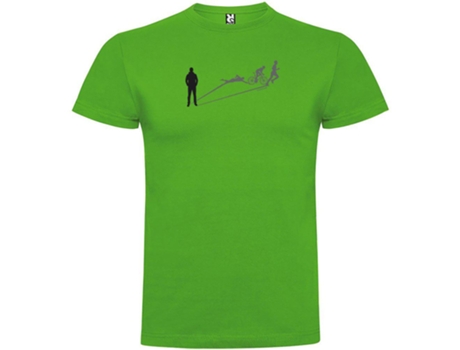 Camiseta de Hombre para Running KRUSKIS Shadow Verde (L)