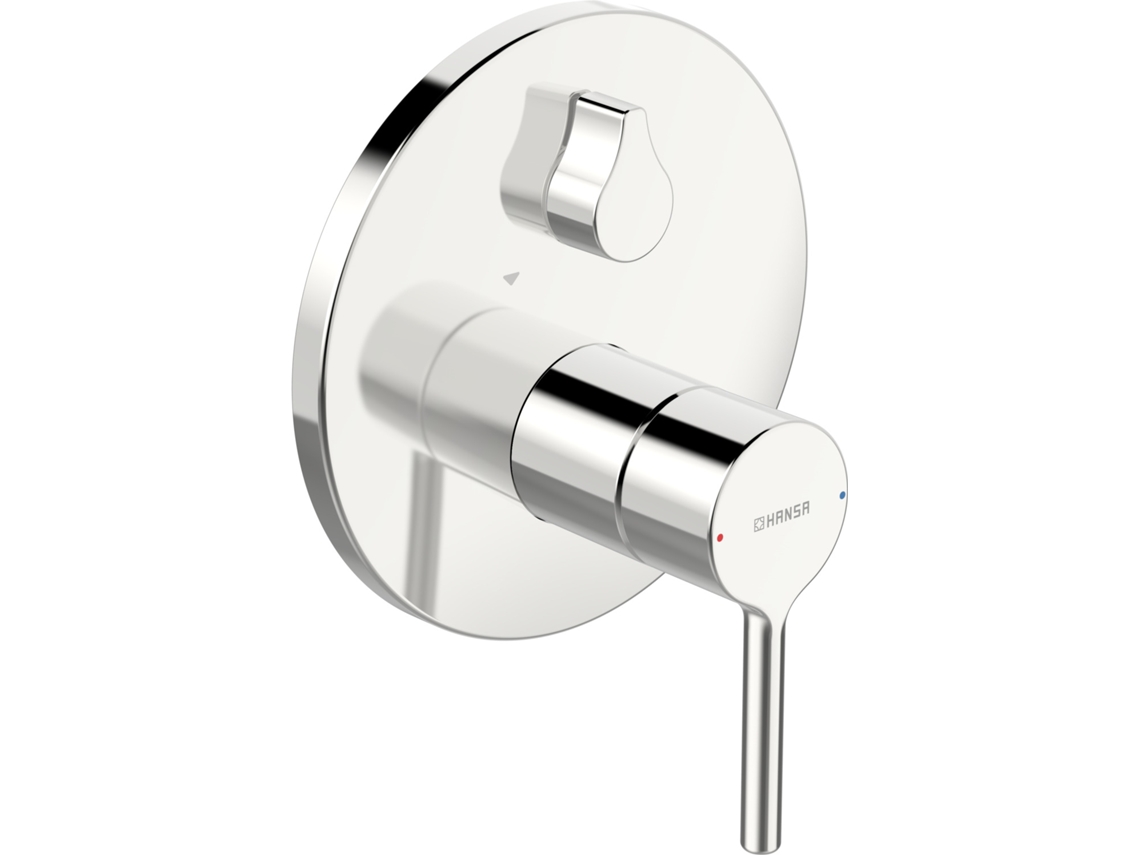 Conjunto de baño/ducha prefabricado Hansa Hansavantis, palanca de pasador, para dos usuarios, 82609067, color cromo