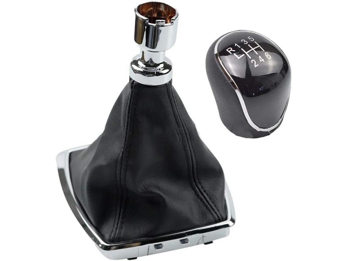 Repuestos Para Ford Kuga, C-max De 6 Velocidades: Pomo Palanca Cambios + Funda Con Marco Cromado.