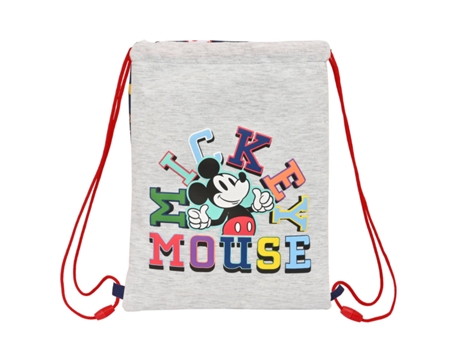 Mochila de Bolsa Con Cuerdas Mickey Mouse Clubhouse Solo Un Azul Marino Azul 26 x 34 x 1 cm