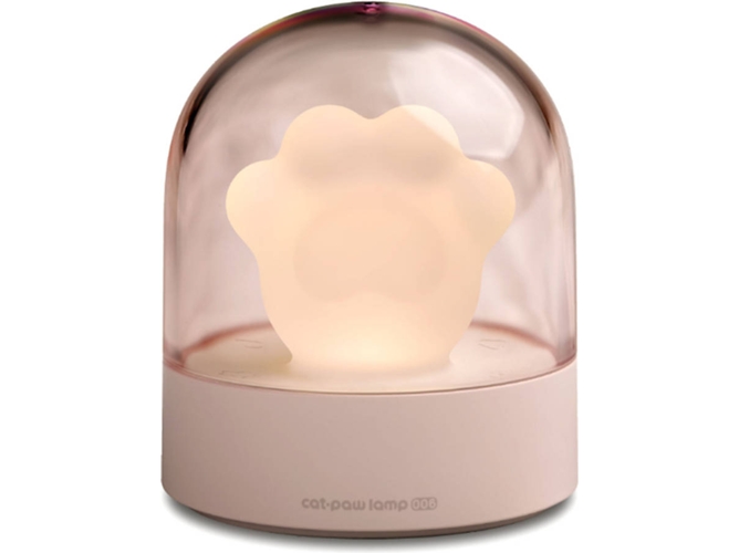 Lámpara de Mesa WJS Luz Quitamiedos Recargable (Rosa)
