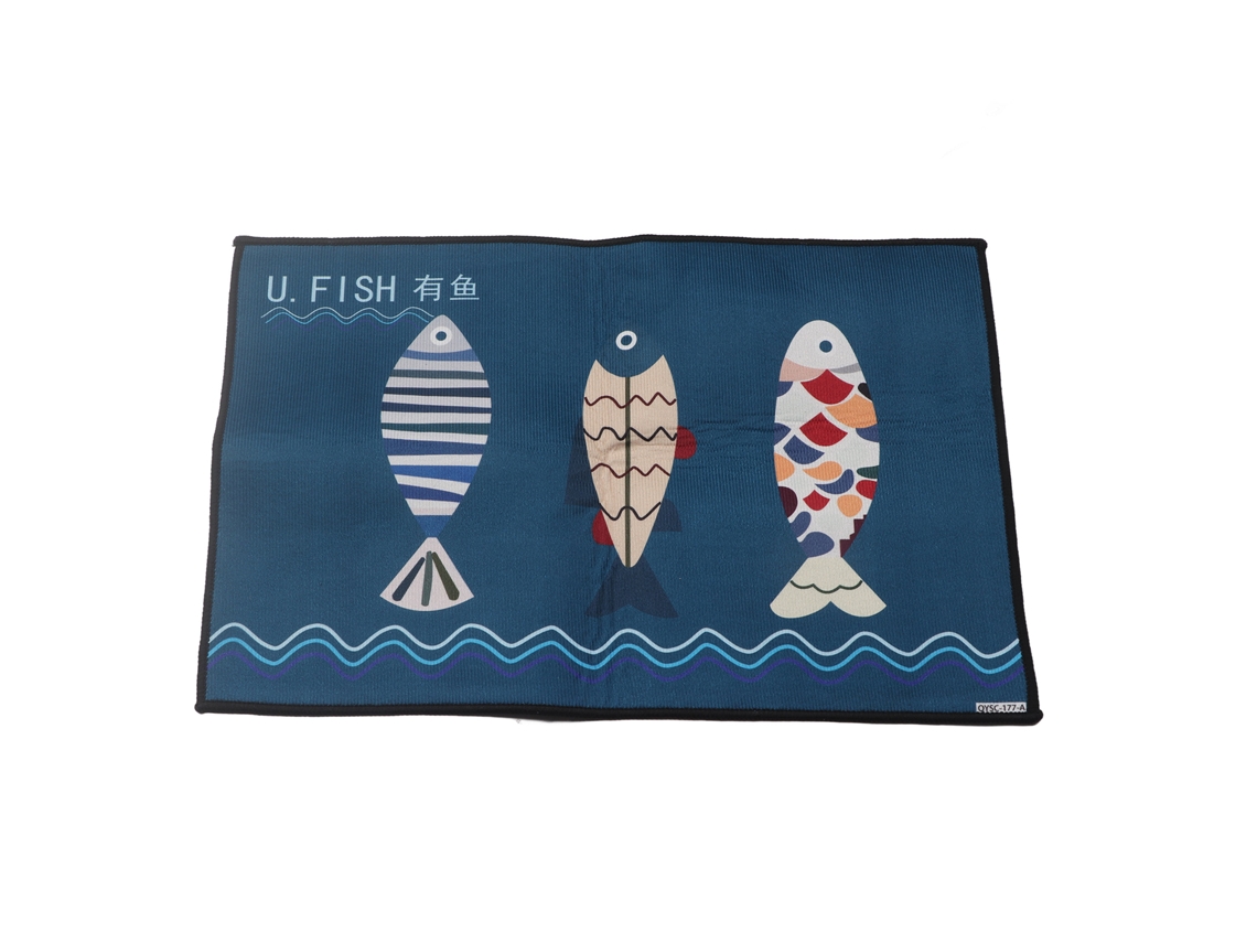 Alfombrilla antideslizante y cómoda para peces, 40 x 60 cm