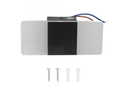 2026-lámpara De Pared Led De Acrílico Para Interior, Aplique De Pared Para Dormitorio, Luz Nocturna (luz Cálida Negro S)