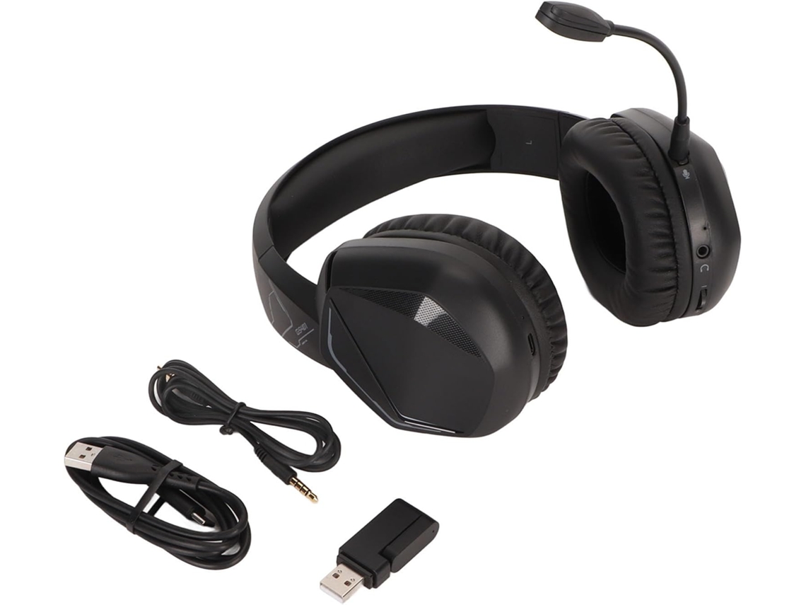 Auriculares Para Videojuegos Con Iluminación Rgb, Sonido Estéreo De Baja Latencia Y Cancelación De Ruido.
