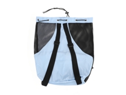 Mochila De Playa De Malla Ajustable, Ligera Y Transpirable, Con Compartimentos Para Ropa Seca Y Mojada, Ideal Para El Gimnasio Y La Natación - Azul