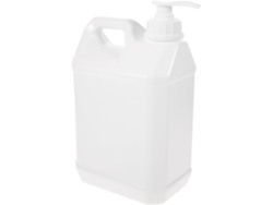 Frasco Com Bomba Dosadora Recarregável, Branco Leitoso, Para Cosméticos.
