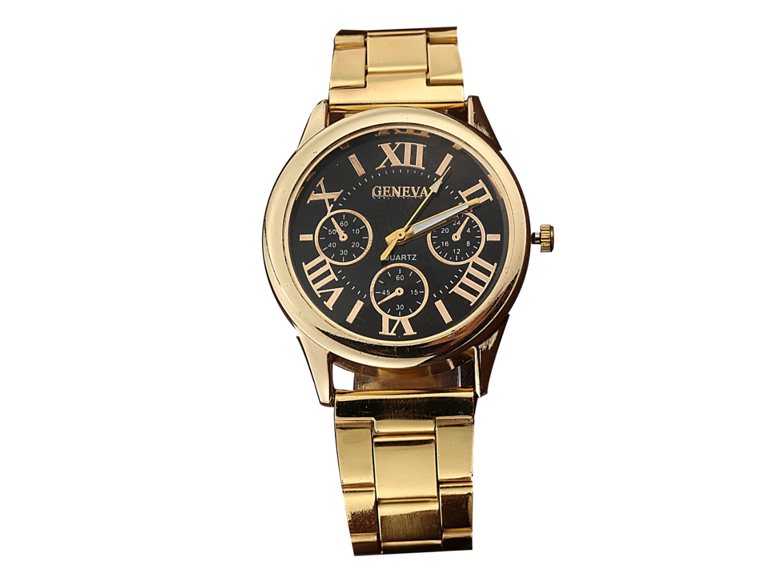 Reloj De Pulsera Casual De Moda Para Mujer Con Esfera Redonda Sencilla, Correa De Pu Y Movimiento De Cuarzo Verde.