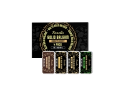 Elegante, fresco, duradero y natural kit de perfume sólido para hombres prácticos.