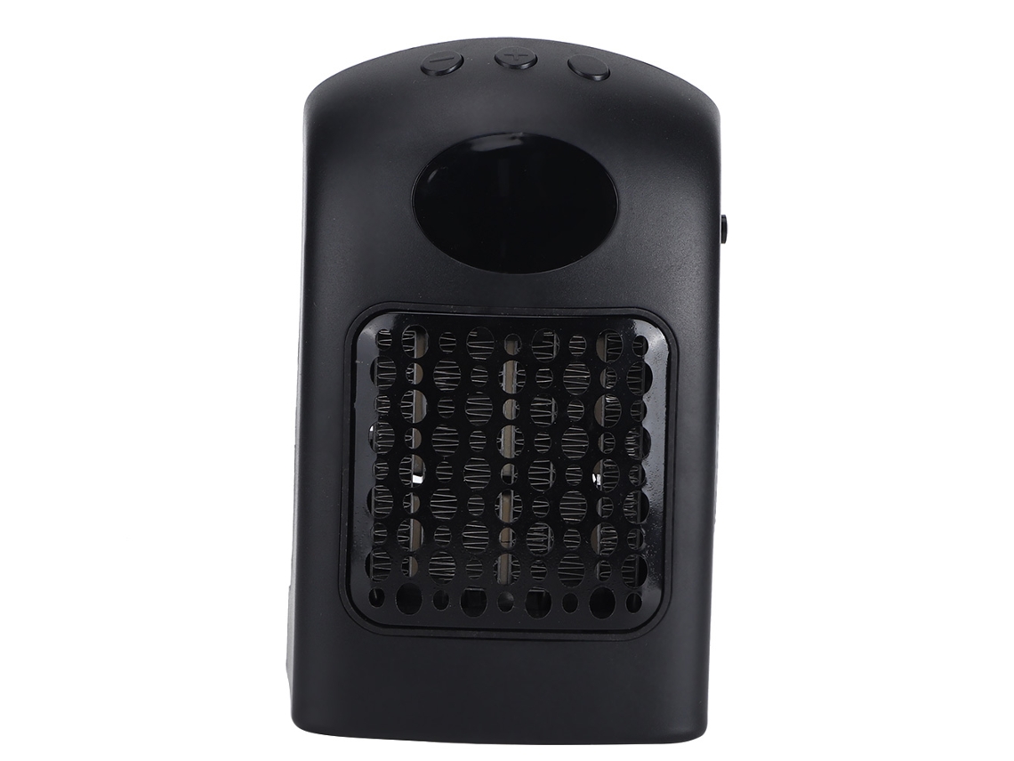 Calefactor eléctrico LED de mesa, mini calefactor de aire caliente para uso doméstico.