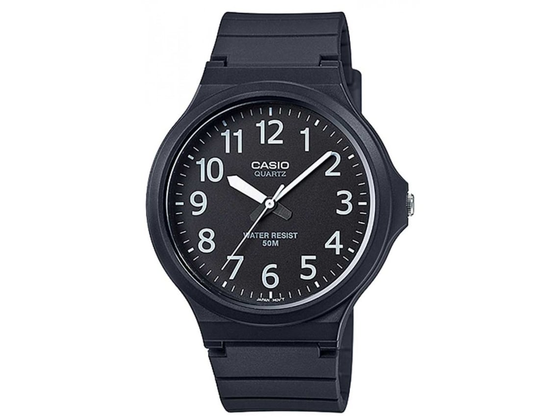 Casio MQ24-1E - Reloj de resina negro para hombre