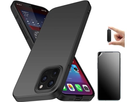 Carcasa + Protector + Soporte iPhone 13 Turtleshell Negro