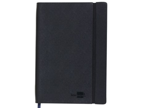 Cuaderno LIDERPAPEL 120h 70 g/m² Negro horizontal (A5)