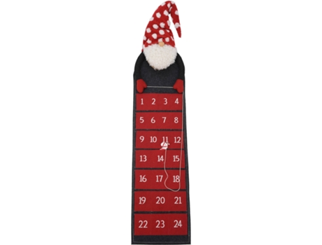 Accesorios Decorativos HOME STYLING COLLECTION Calendário do Advento 130 cm (Multicolor)