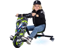 Triciclo Eléctrico De Drift Para Niños, Patinete De Drift, Hasta 15 Km/h, Velocidad Regulable, Bocina, Ruedas De Drift Led De 360°