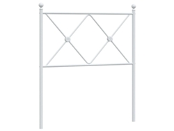 Cabecero de repuesto 80 cm Metal Blanco MAISON EXCLUSIVE