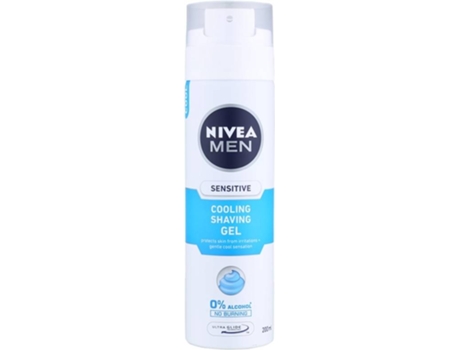 Gel de Afeitar NIVEA Men Sensitive With Cooling Effect (200ml)
