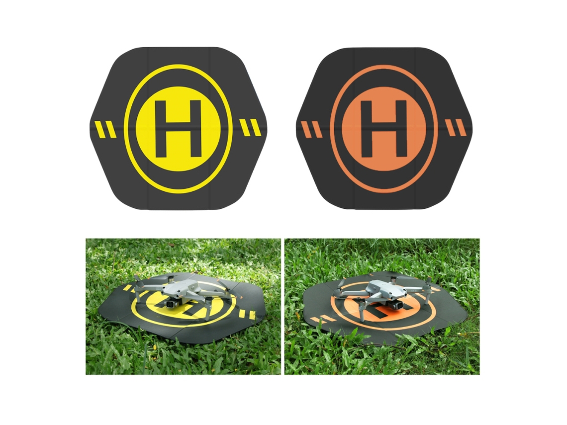Almohadillas De Aterrizaje Para Drones Impermeables Compatibles Con Dji Mini Se/dji Air 2s/dji Fpv, Plegables, Hexagonales, De Cuero, De Doble Cara Y